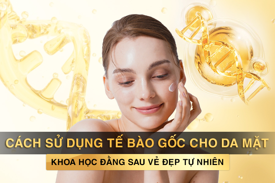 Cách sử dụng tế bào gốc cho da mặt