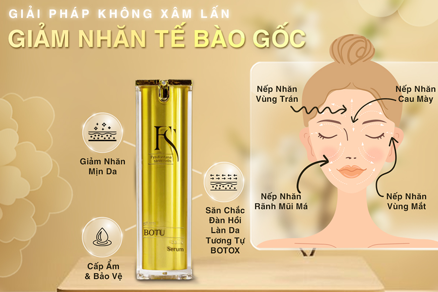 giải pháp bôi botox tế bào gốc